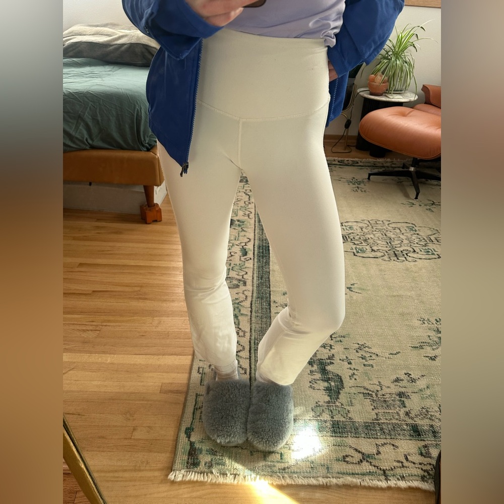 Splits59 White Cropped Flared Leggings